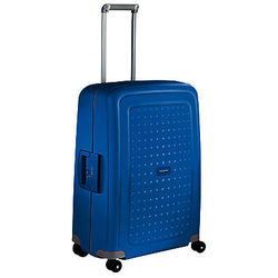 Samsonite S'Cure 4-Wheel 69cm Medium Suitcase, Pacific Blue